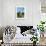 White Dairy Cow, Iceland-null-Framed Photographic Print displayed on a wall