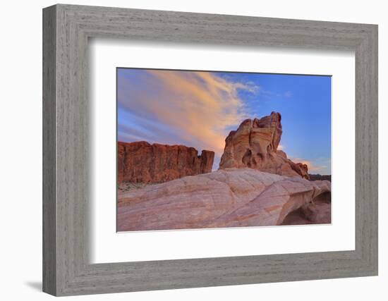 White Dome Road, Valley of Fire State Park, Overton, Nevada, United States of America, North Americ-Richard Cummins-Framed Photographic Print