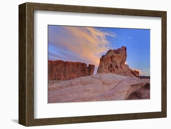 White Dome Road, Valley of Fire State Park, Overton, Nevada, United States of America, North Americ-Richard Cummins-Framed Photographic Print