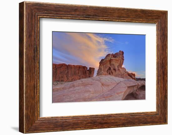 White Dome Road, Valley of Fire State Park, Overton, Nevada, United States of America, North Americ-Richard Cummins-Framed Photographic Print