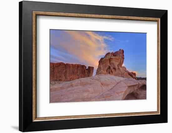 White Dome Road, Valley of Fire State Park, Overton, Nevada, United States of America, North Americ-Richard Cummins-Framed Photographic Print