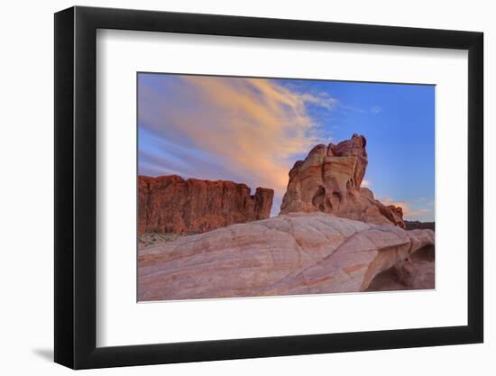 White Dome Road, Valley of Fire State Park, Overton, Nevada, United States of America, North Americ-Richard Cummins-Framed Photographic Print