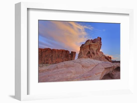 White Dome Road, Valley of Fire State Park, Overton, Nevada, United States of America, North Americ-Richard Cummins-Framed Photographic Print