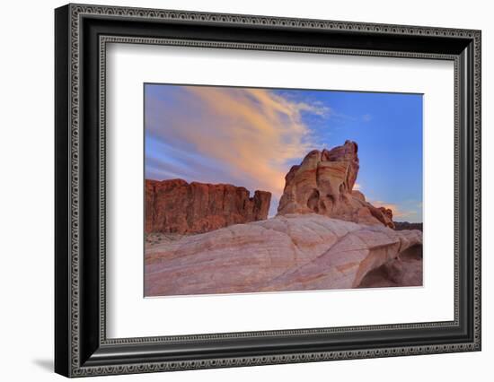 White Dome Road, Valley of Fire State Park, Overton, Nevada, United States of America, North Americ-Richard Cummins-Framed Photographic Print