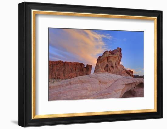 White Dome Road, Valley of Fire State Park, Overton, Nevada, United States of America, North Americ-Richard Cummins-Framed Photographic Print