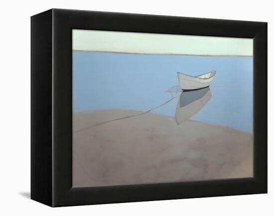 White Dory-John Rufo-Framed Stretched Canvas