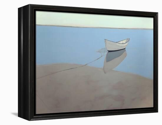 White Dory-John Rufo-Framed Stretched Canvas