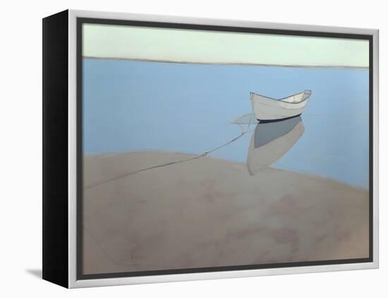 White Dory-John Rufo-Framed Stretched Canvas