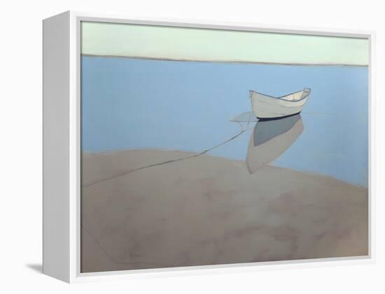 White Dory-John Rufo-Framed Stretched Canvas