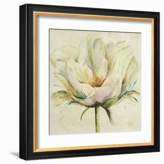 White Double Tulips II-Patricia Pinto-Framed Art Print