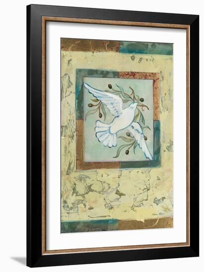 White Dove-Cheri Blum-Framed Art Print