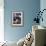 White Doves in Plaza Tiled Fountain, Sevilla, Spain-John & Lisa Merrill-Framed Photographic Print displayed on a wall