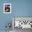 White Doves in Plaza Tiled Fountain, Sevilla, Spain-John & Lisa Merrill-Framed Photographic Print displayed on a wall