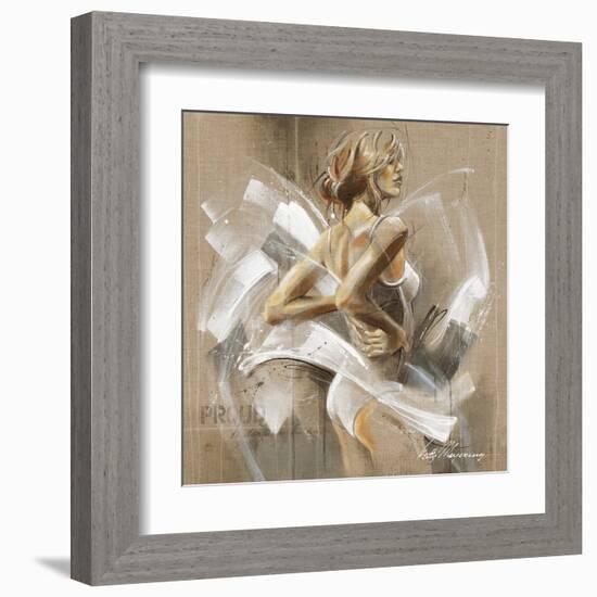 White Dress I-Kitty Meijering-Framed Giclee Print