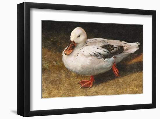 White Duck-Chris Vest-Framed Art Print