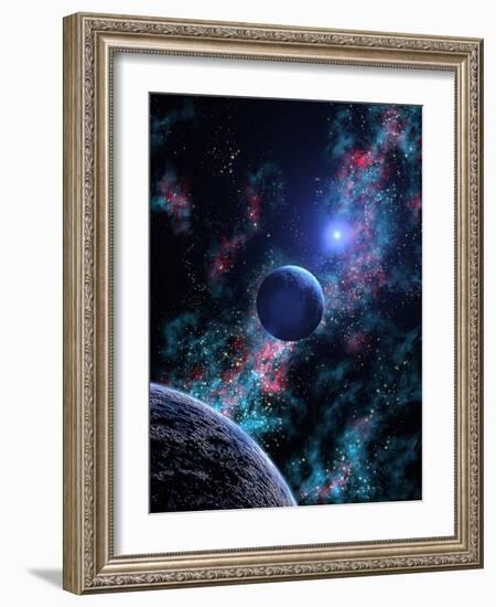 White Dwarf Planets-Julian Baum-Framed Photographic Print