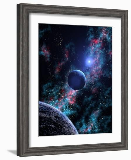 White Dwarf Planets-Julian Baum-Framed Photographic Print