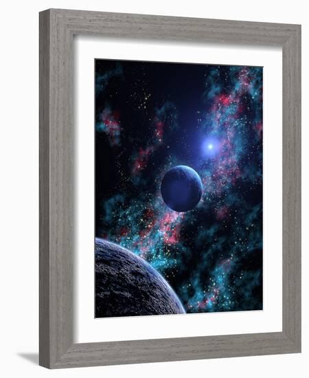 White Dwarf Planets-Julian Baum-Framed Photographic Print