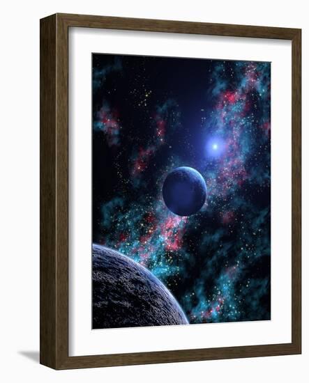 White Dwarf Planets-Julian Baum-Framed Photographic Print