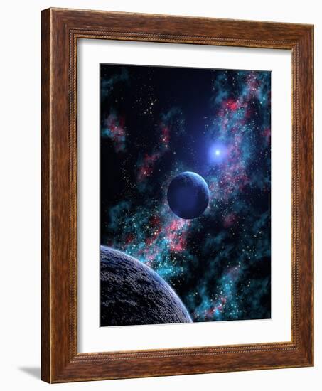 White Dwarf Planets-Julian Baum-Framed Photographic Print