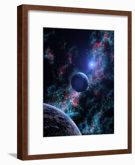 White Dwarf Planets-Julian Baum-Framed Photographic Print