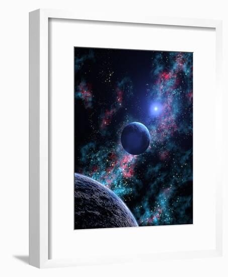 White Dwarf Planets-Julian Baum-Framed Photographic Print