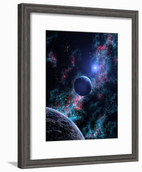 White Dwarf Planets-Julian Baum-Framed Photographic Print