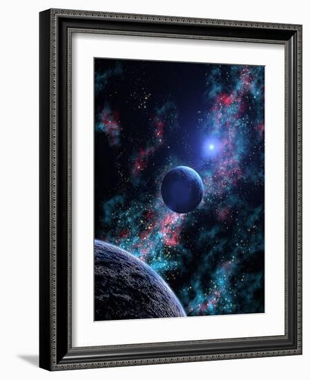 White Dwarf Planets-Julian Baum-Framed Photographic Print