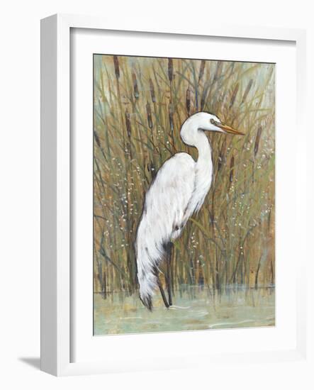 White Egret II-Tim OToole-Framed Premium Giclee Print