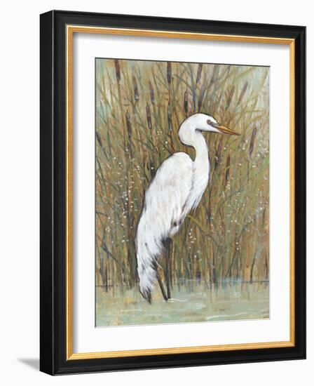 White Egret II-Tim OToole-Framed Premium Giclee Print