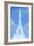 White Eiffel Tower-Cora Niele-Framed Giclee Print