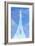 White Eiffel Tower-Cora Niele-Framed Giclee Print