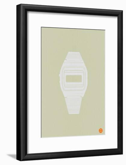 White Electronic Watch-NaxArt-Framed Art Print