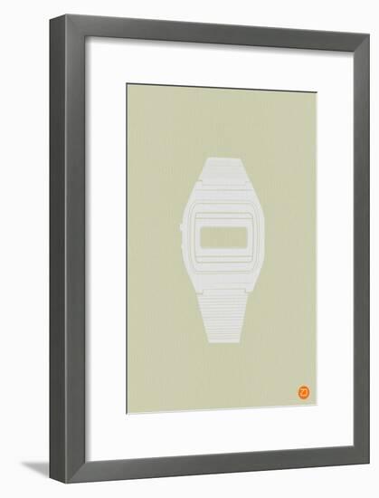 White Electronic Watch-NaxArt-Framed Art Print