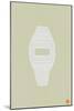 White Electronic Watch-NaxArt-Mounted Art Print