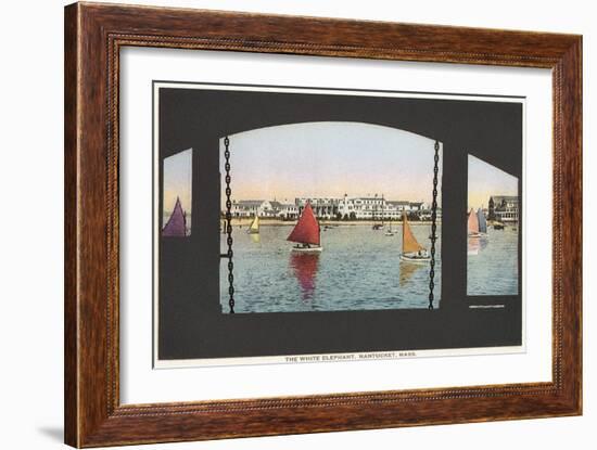 White Elephant, Nantucket, Massachusetts-null-Framed Art Print