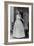 White Evening Dress by Dior, February 1958-null-Framed Photo