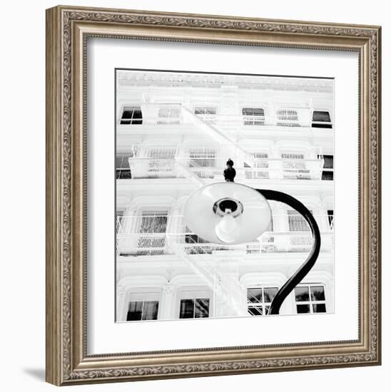 White Façade-Erin Clark-Framed Giclee Print