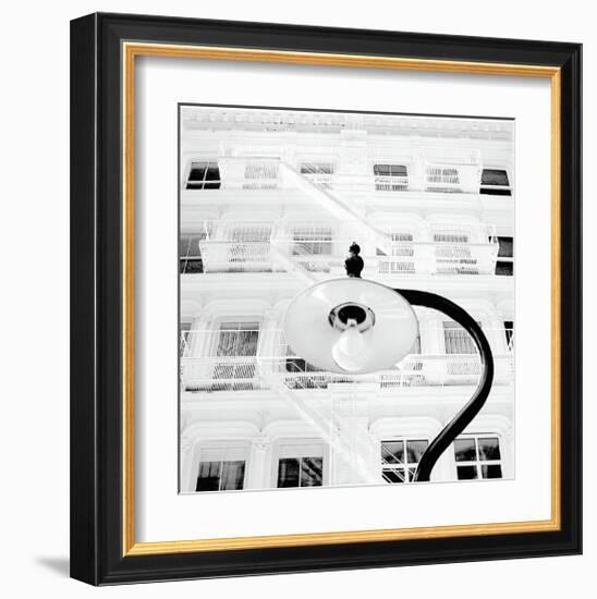 White Façade-Erin Clark-Framed Giclee Print