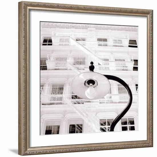 White Facade-Erin Clark-Framed Art Print