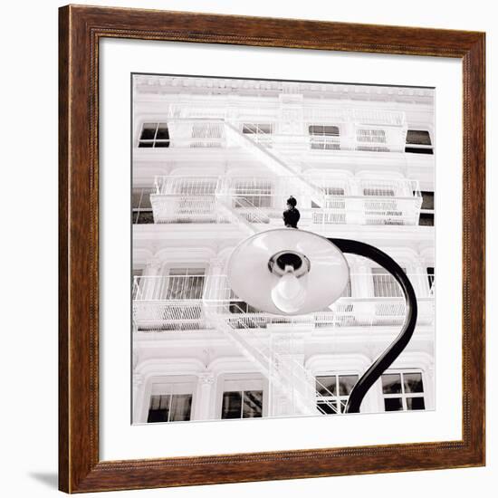 White Facade-Erin Clark-Framed Art Print