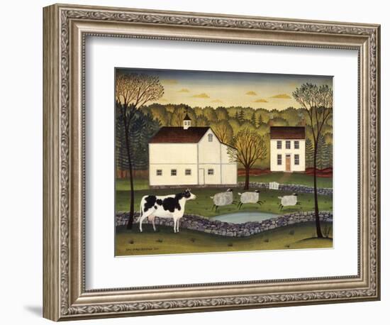 White Farm-Diane Ulmer Pedersen-Framed Art Print