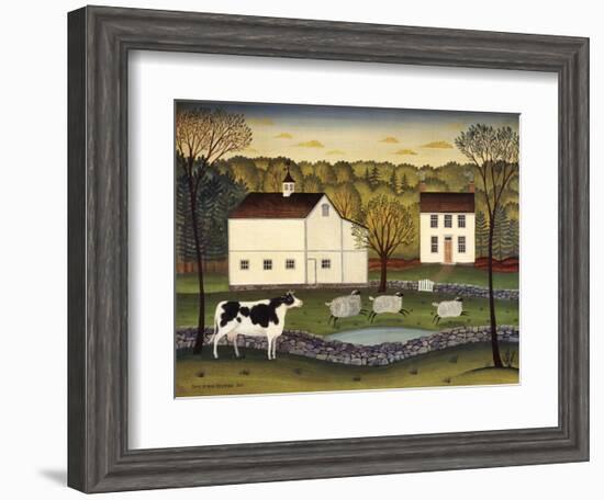 White Farm-Diane Ulmer Pedersen-Framed Art Print