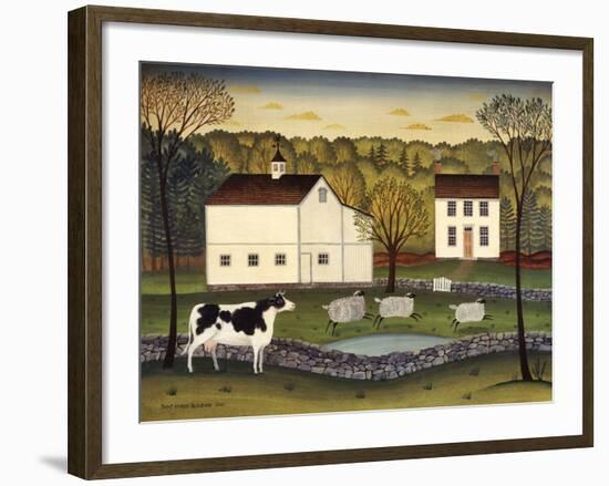 White Farm-Diane Ulmer Pedersen-Framed Art Print