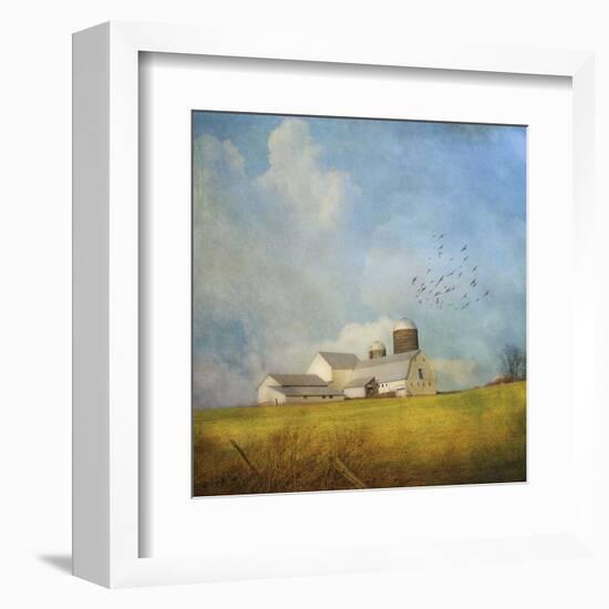 White Farm-Dawne Polis-Framed Art Print