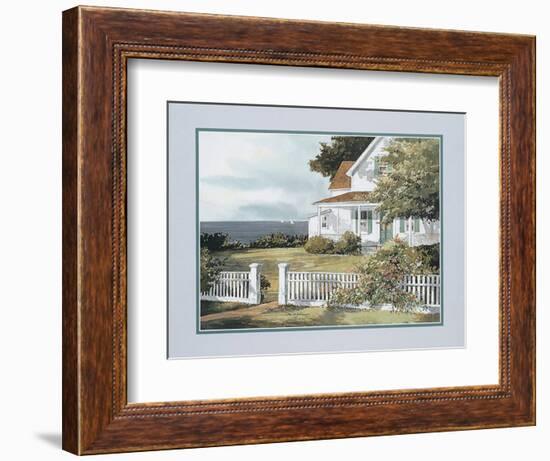 White Fence in Cape Cod-unknown Zazenski-Framed Art Print