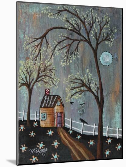 White Fence-Karla Gerard-Mounted Giclee Print