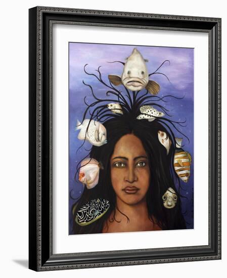 White Fish-Leah Saulnier-Framed Giclee Print