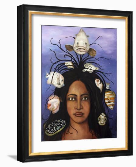 White Fish-Leah Saulnier-Framed Giclee Print