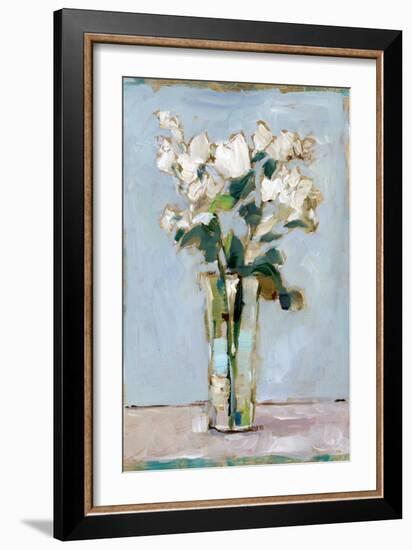 White Floral Arrangement I-Ethan Harper-Framed Art Print